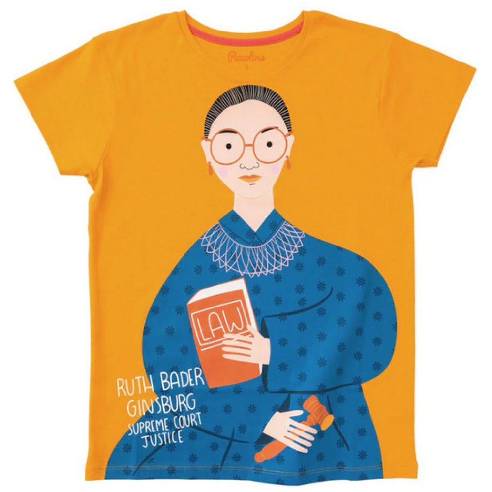 NWT! Women's Crewneck Ruth Bader Ginsburg Short Sleeve Trailblazer Tee, Size XXL